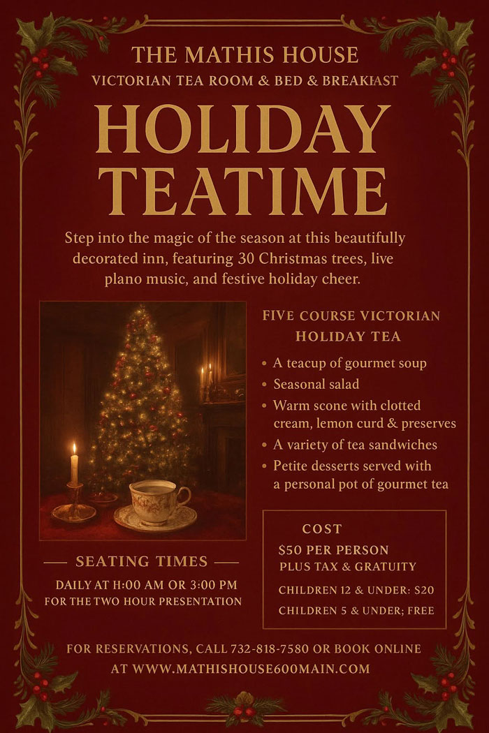 Holiday Teatime Flier